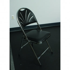 P.S. EventXpress Chairs - Black Vinyl Seat/Chrome Frame